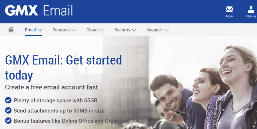 gmx email